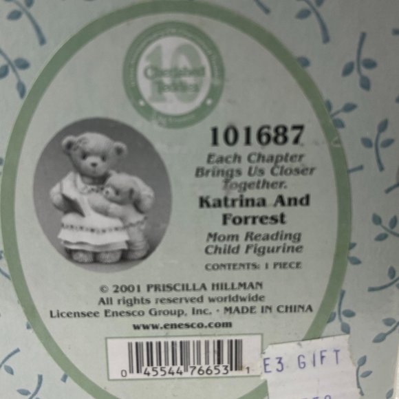 Cherished Teddies Katrina &  Forrest  Each Chapter Brings Us Closer #101687 HTF - Picture 3 of 7